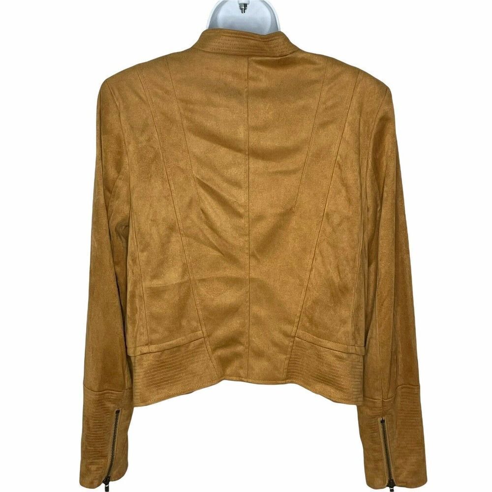 Robert Rodriquez Ayana Jacket Women’s Small Faux Suede Moto Asymmetrical Zip - Picture 7 of 11